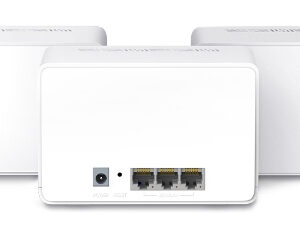 Router Mercusys Wireless AX3000 Halo H80X Whole Home Mesh Dual-Band Gigabit WiFi 6 Pack de 3