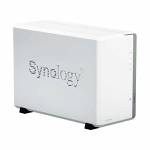Synology DS223j NAS Disk Station 2 Baias 3.5"- 2.5" 1Gb Ddr4 Formato Torre