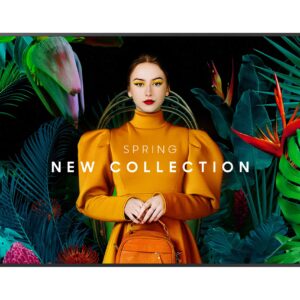 Display Samsung Profissional LFD 55" QMC Wi-Fi 500 cd/m² 4K 24/7