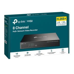 Gravador de Vídeo PoE+ TP-Link VIGI NVR1008H-8P 8 Canais