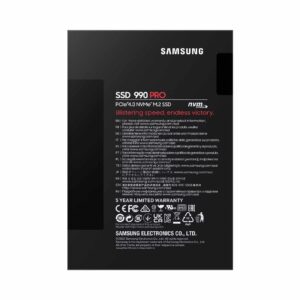 Disco SSD Samsung 990 Pro 2TB PCIe 4.0 NVMe M.2