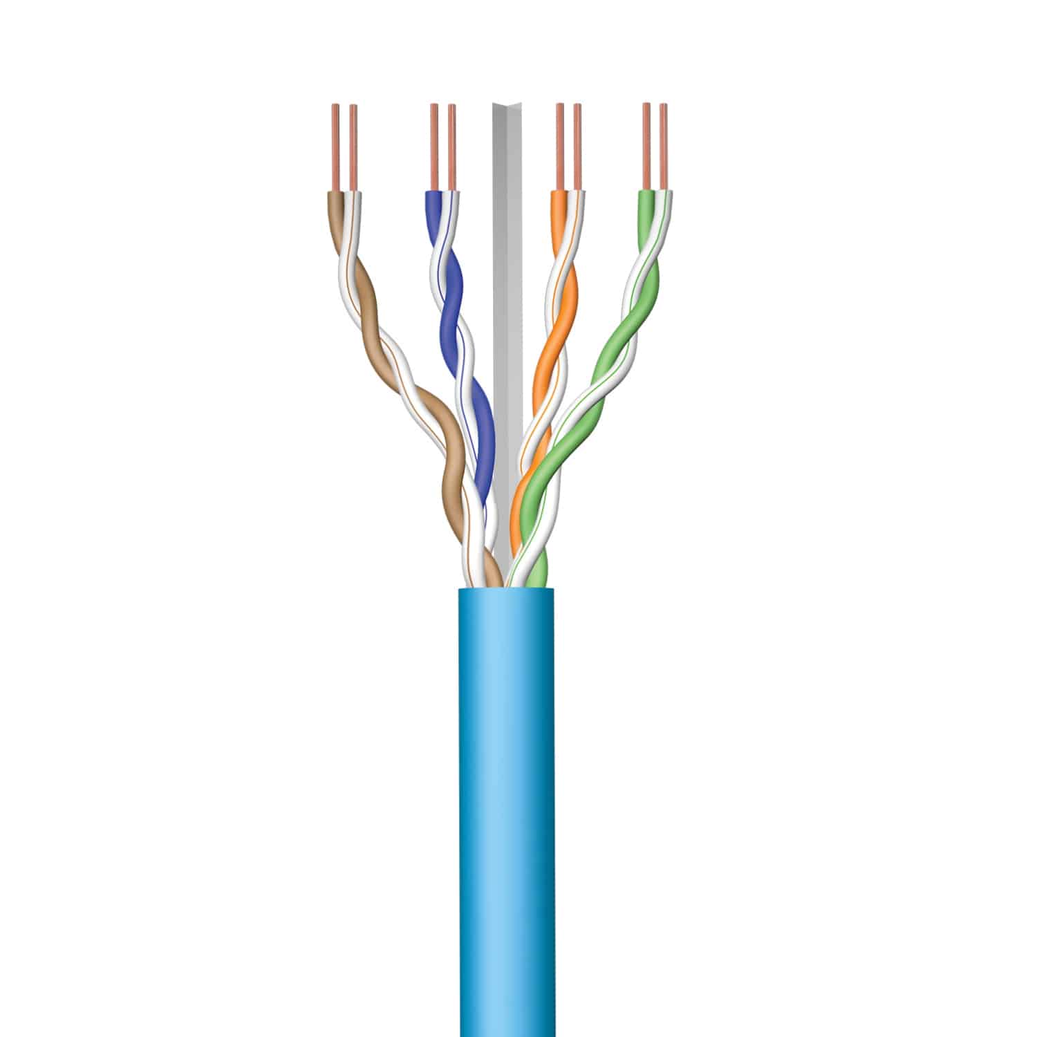 Bobine Ewent Cabo Rede CAT6A U/UTP,LSZH 100m
