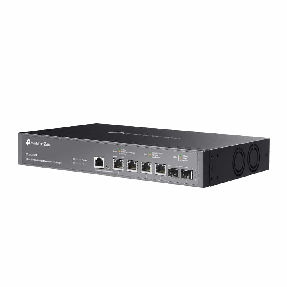 Switch TP-Link JetStream 4 Portas 10GBase-T e 2-Port 10GE SFP+ L2+