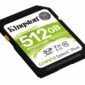 Cartão SD Kingston Canvas Select Plus 512Gb Video Class V30 UHS-I U3 Classe10 - SDXC UHS-I