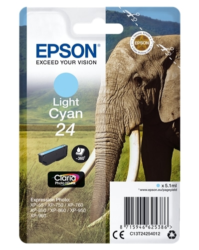 Tinteiro Original Epson nº24 Azul Claro