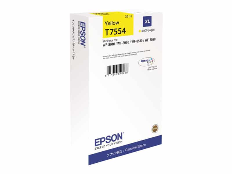 Tinteiro Original Epson T7554 Amarelo