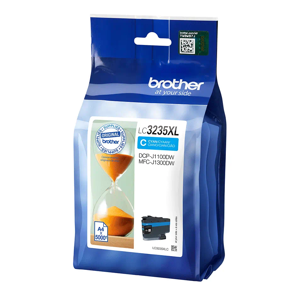 Tinteiro Original Brother LC3235XL Alta Capacidade Ciano Tinteiro Original Brother LC3235XL Alta Capacidade Ciano