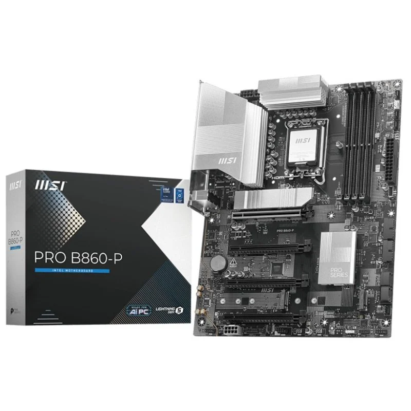 Motherboard MSI PRO B860-P ATX 4xDDR5 Socket LGA1851