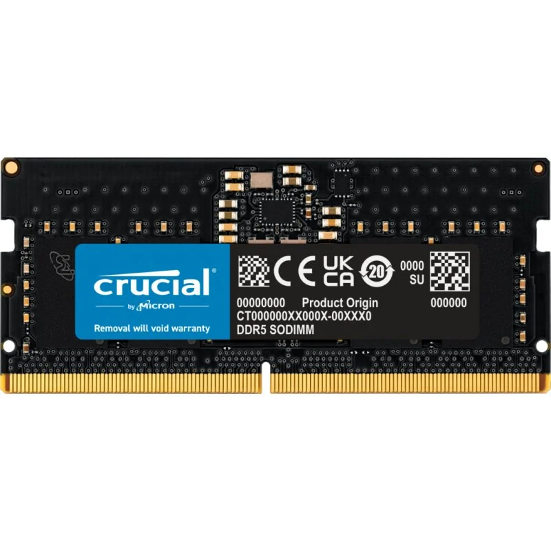 Memória RAM Crucial SO-DIMM 8GB DDR5 5600MHz CL46