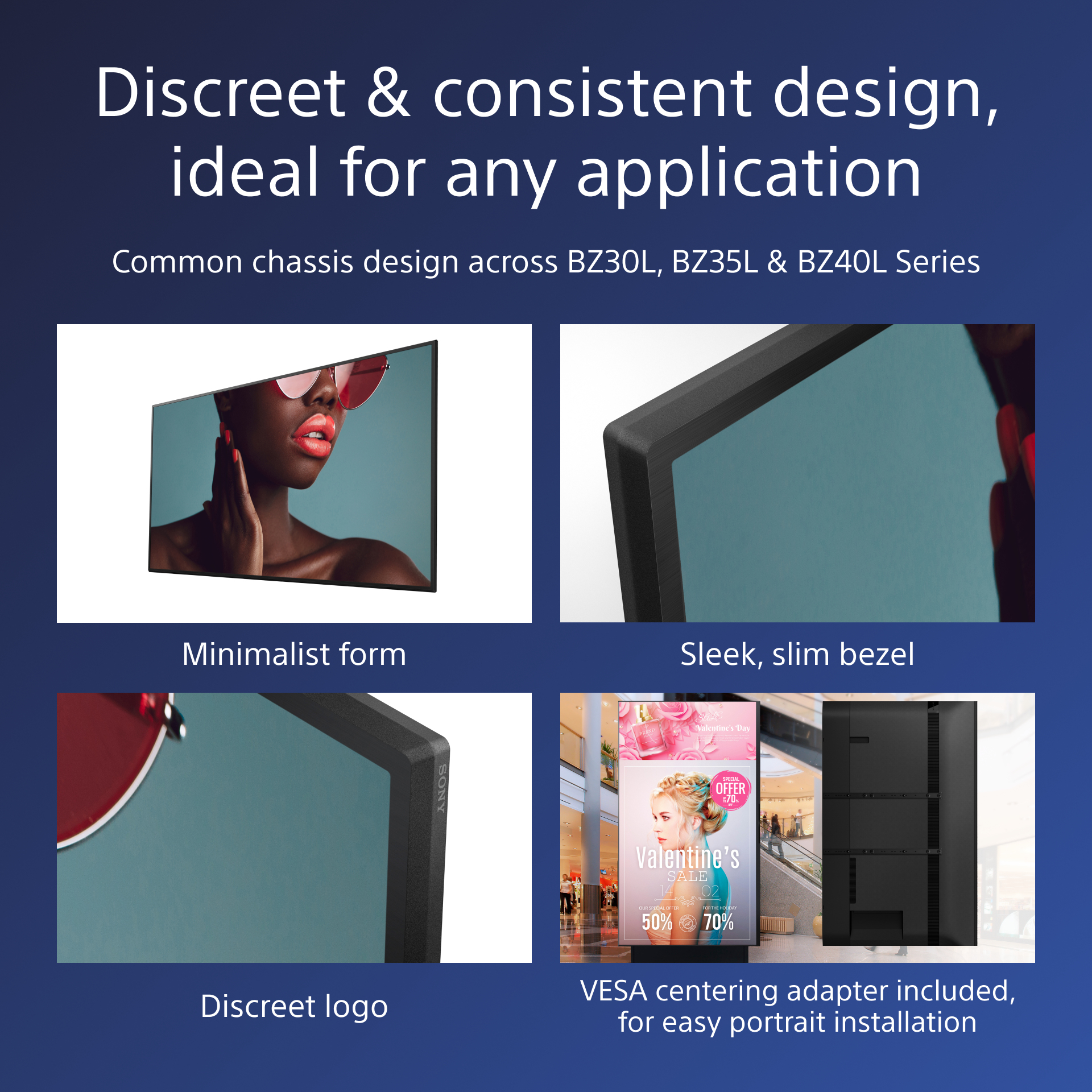 Monitor Profissional Sony Bravia IPS 75" UHD 4K FW-75BZ40L