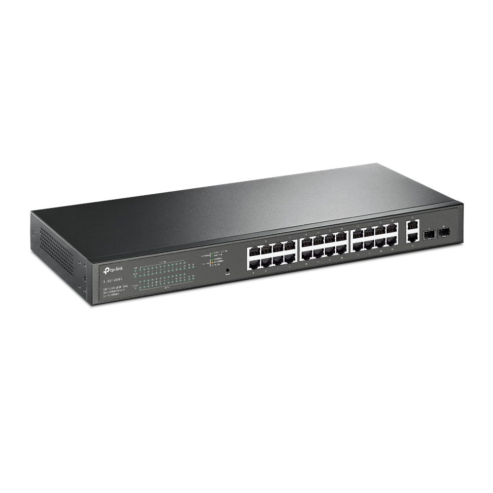 Switch TP-Link 28 Portas Gigabit 24 Portas PoE+ Easy Smart Switch - TL-SG1428PE