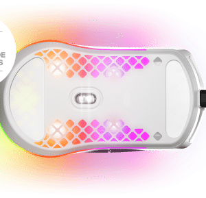 Rato Gaming Steelseries Aerox 3 RGB 8500 DPI Branco