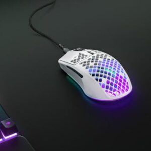 Rato Gaming Steelseries Aerox 3 RGB 8500 DPI Branco