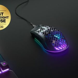 Rato Gaming Steelseries Aerox 3 RGB 8500 DPI Preto