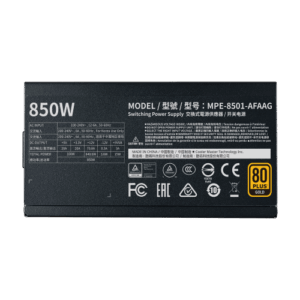 Fonte de Alimentação Cooler Master Mwe 850W 80 Plus Gold Full Modular Bulk