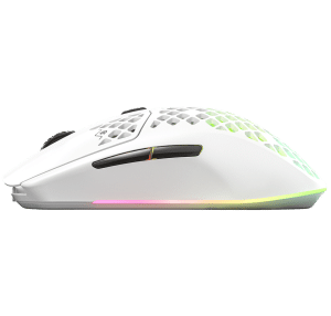 Rato Gaming Steelseries Aerox 3 RGB Wireless/Bluetooth 18000DPI Branco