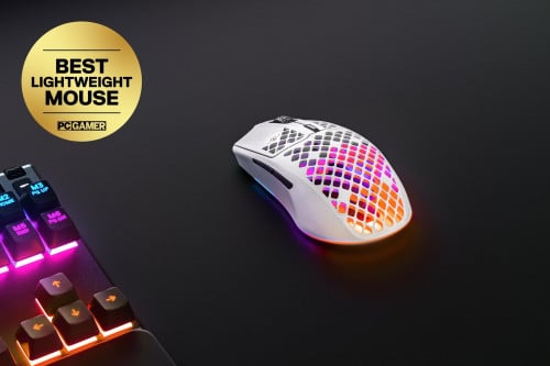 Rato Gaming Steelseries Aerox 3 RGB Wireless/Bluetooth 18000DPI Branco