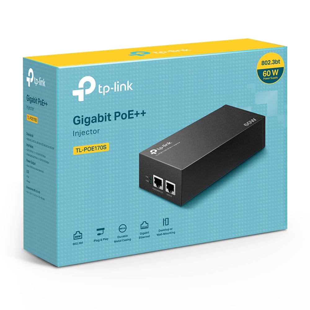 Injector Corrente PoE++ TP-Link