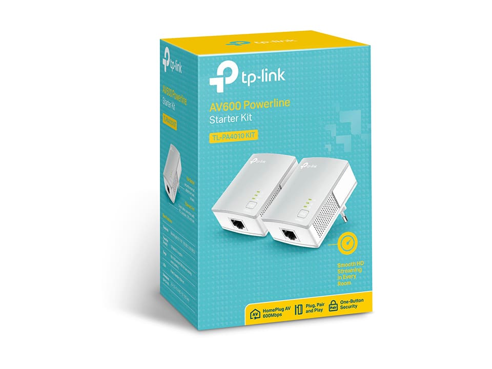 Powerline TP-Link Nano Adaptadores AV600 TL-PA4010KIT