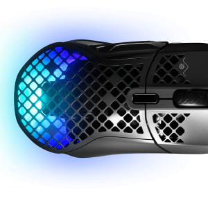 Rato Gaming Steelseries Aerox 5 RF Wireless/Bluetooth/USB Type-A 18000DPI Preto