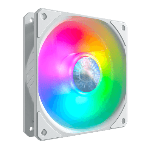 Ventilador Cooler Master SickleFlow 120 ARGB White Edition 12cm Branco (Pack 3)