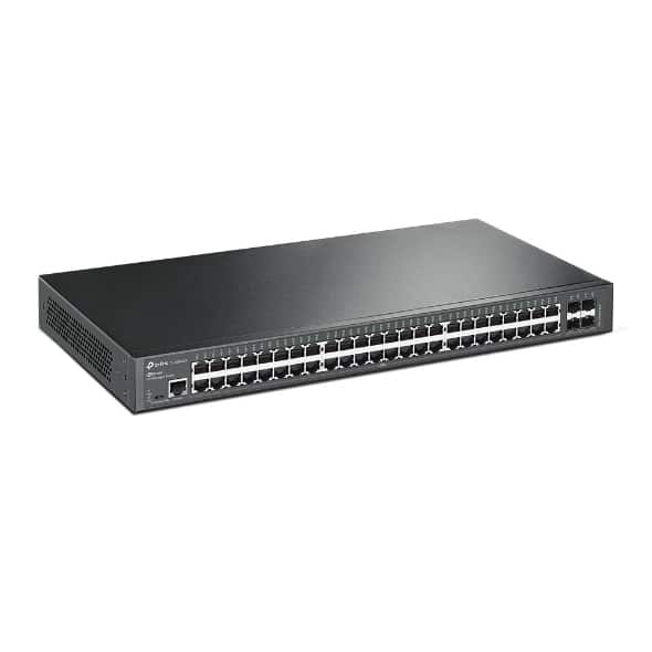 Switch TP-Link JetStream 48 Portas Gigabit L2+ com 4 10GE SFP+ Slots