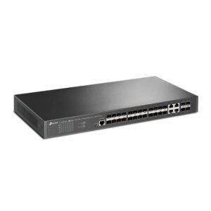 Switch TP-Link JetStream 24 Portas Gigabit L2+ com 4 slots SFP+ de 10GE