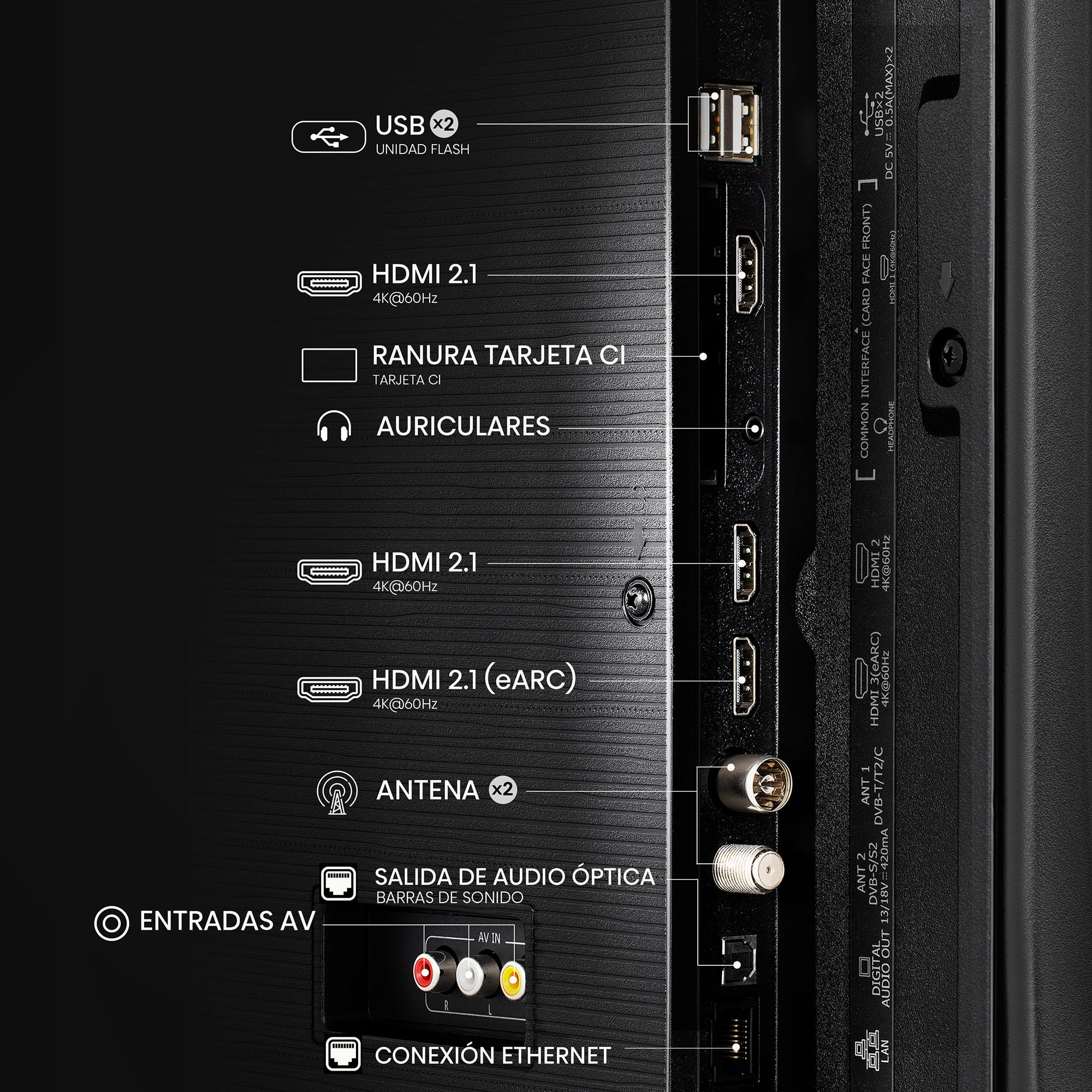 TV Hisense QLED 50" Uhd 50E7Q Smart TV