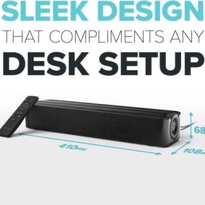 Creative Barra de som Stage SE áudio digital USB e Bluetooth 5.3