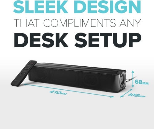 Creative Barra de som Stage SE áudio digital USB e Bluetooth 5.3