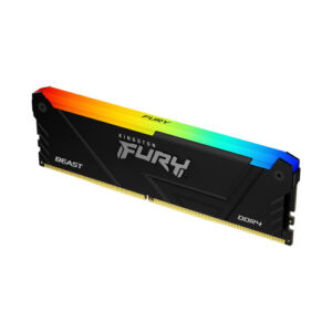 Memória Ram Kingston Fury Beast RGB 16GB 1x16 GB DDR4 3200MHz