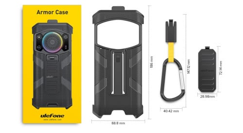 Smartphone Ulefone Armor 21 6.58" Helio G99 4G 8Gb 256Gb 16Mp camara 9600mAh IP68 Preto