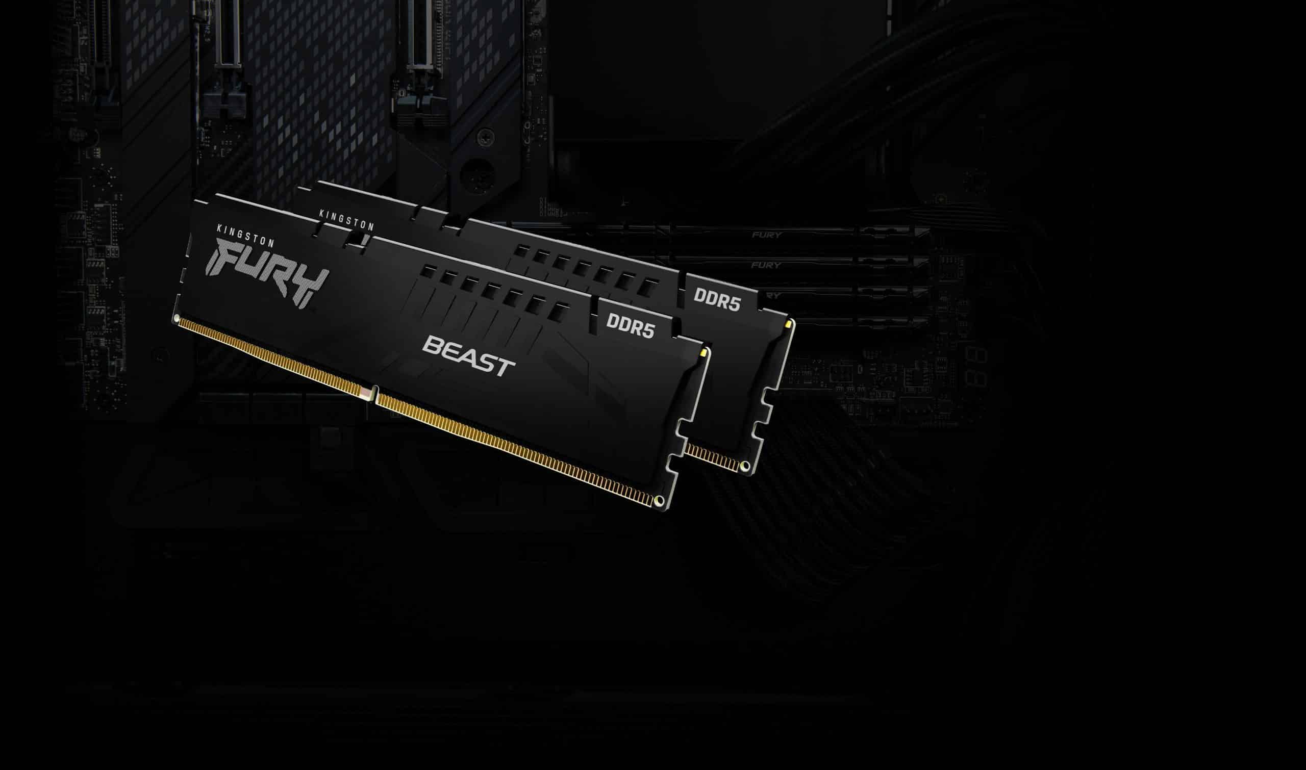Memória Dimm Kingston Fury Beast Black EXPO 32GB Ddr5 6000Mhz CL36