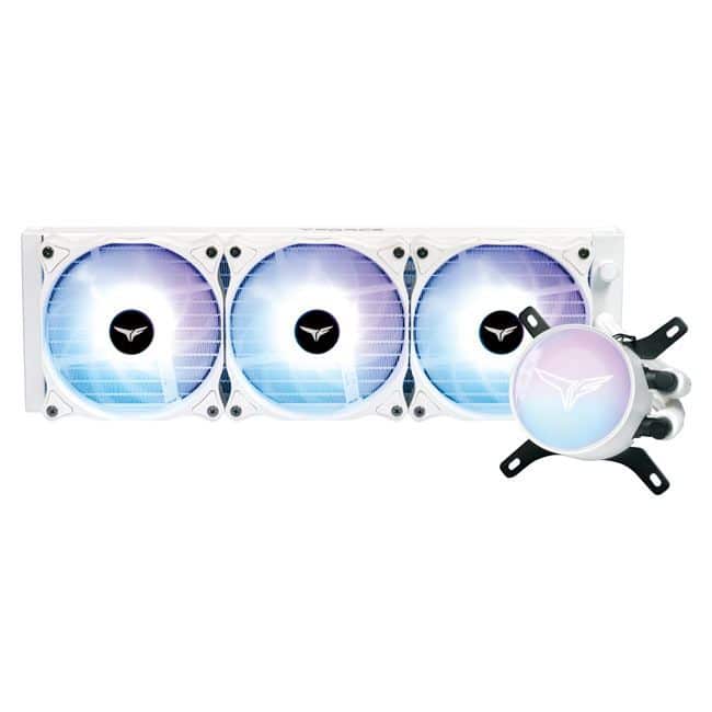 Dissipador Líquido Team Group T-Force Siren GD360E Branco ARGB