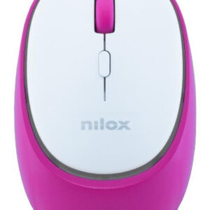 Rato Nilox Dual-Wireless Recarregável Rosa