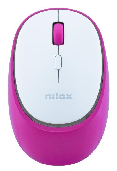 Rato Nilox Dual-Wireless Recarregável Rosa