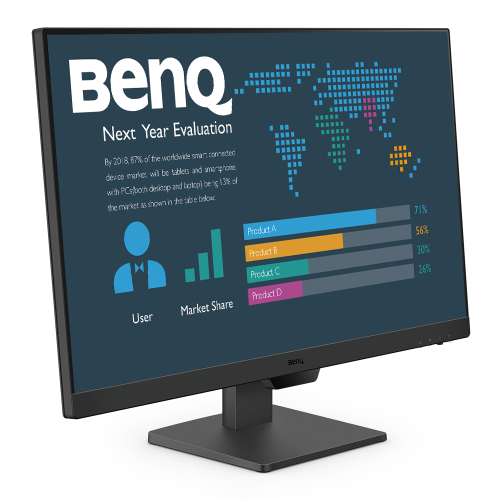 Monitor BenQ BL2790 27" FullHd 1920 x 1080 100 Hz - IPS - 250 cd/m² - 1300:1 - 5 ms - 2xHDMI DisplayPort - Multimedia Preto