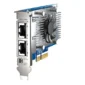 Adaptador de Rede QNAP QXG-10G2T PCIe 3.0 x4 baixo perfil 100M/1G/2.5G/5G/10 Gigabit Ethernet x 2