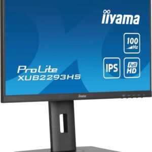 Monitor iiyama 21.5" ProLite XUB2293HS-B6 1920 x 1080 Pixeles Full HD LED Preto