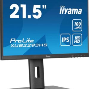 Monitor iiyama 21.5" ProLite XUB2293HS-B6 1920 x 1080 Pixeles Full HD LED Preto