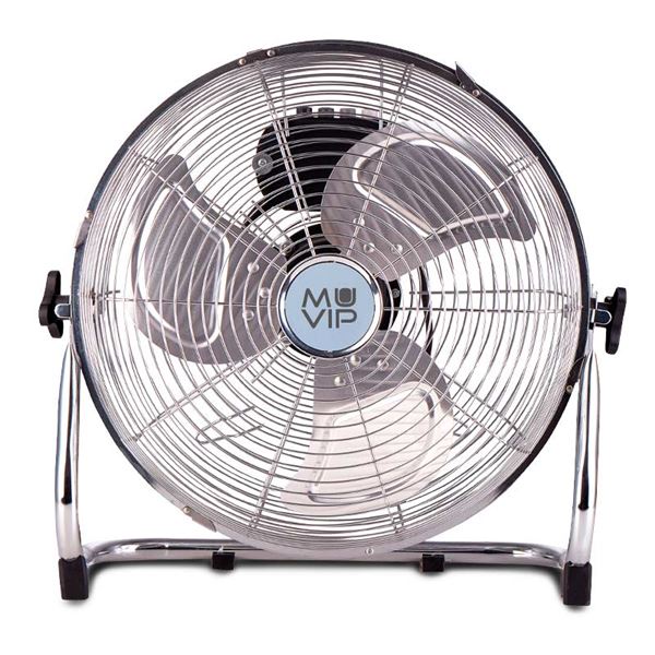Ventilador Industrial de Chão Muvip - 100W - 3 Velocidades Prata