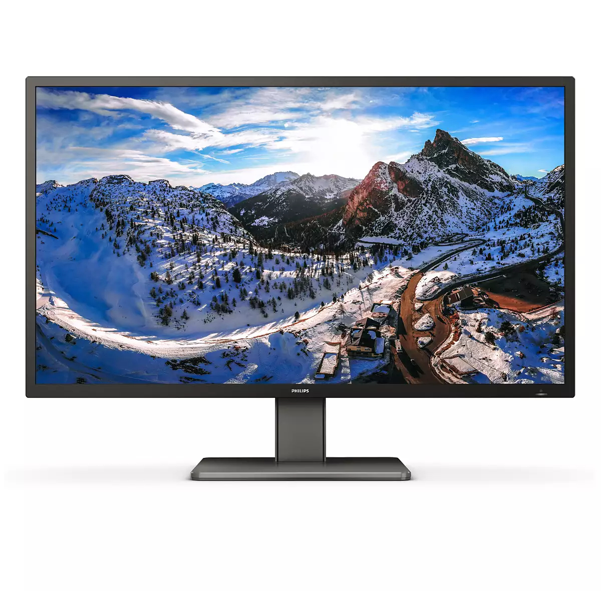 Monitor Profissional Philips 439P1 43" 4K Multimedia 60 Hz VA 400 cd/m² 4 ms 3xHDMI DisplayPort USB-C Preto