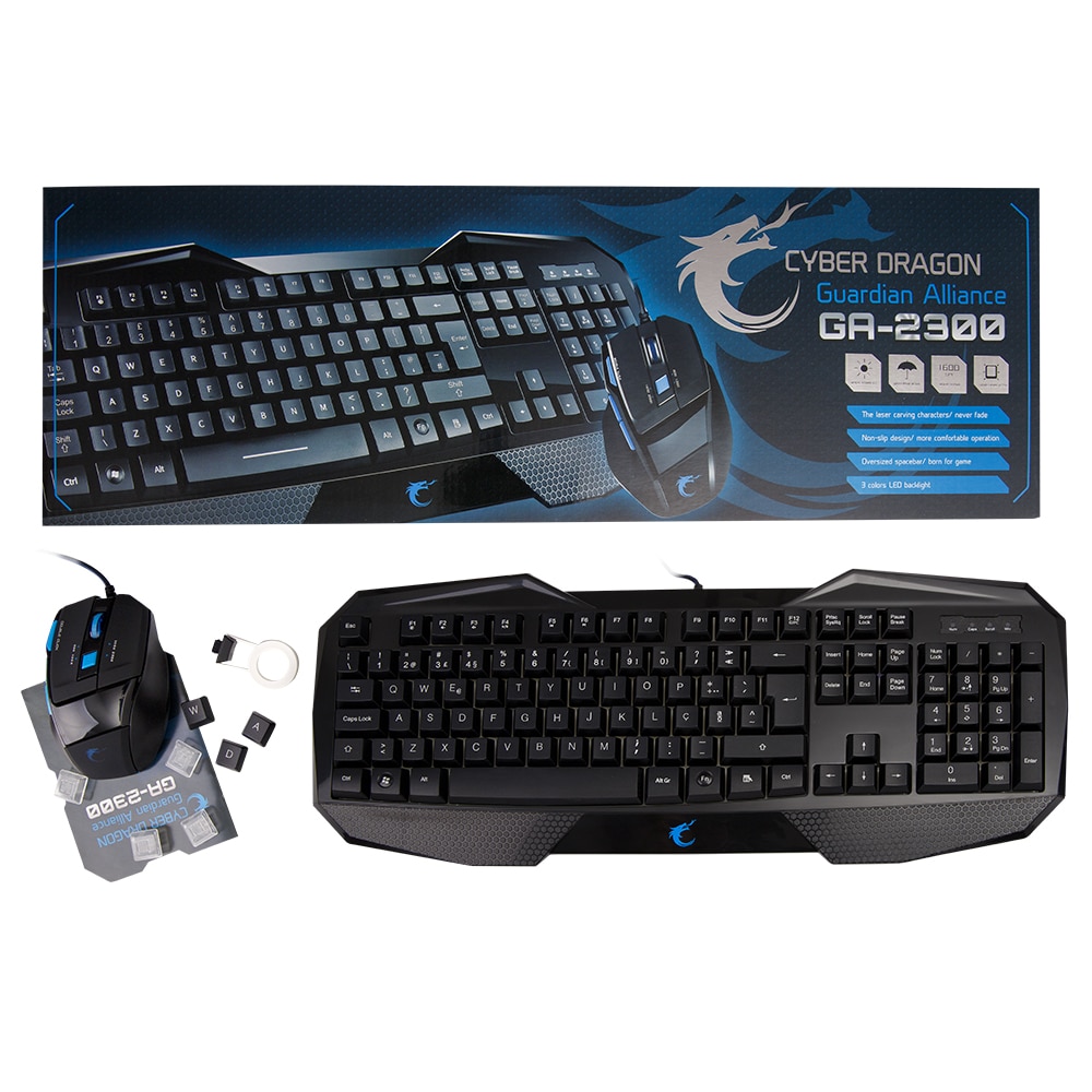 Teclado e Rato Gaming Guardian Alliance GA-2300