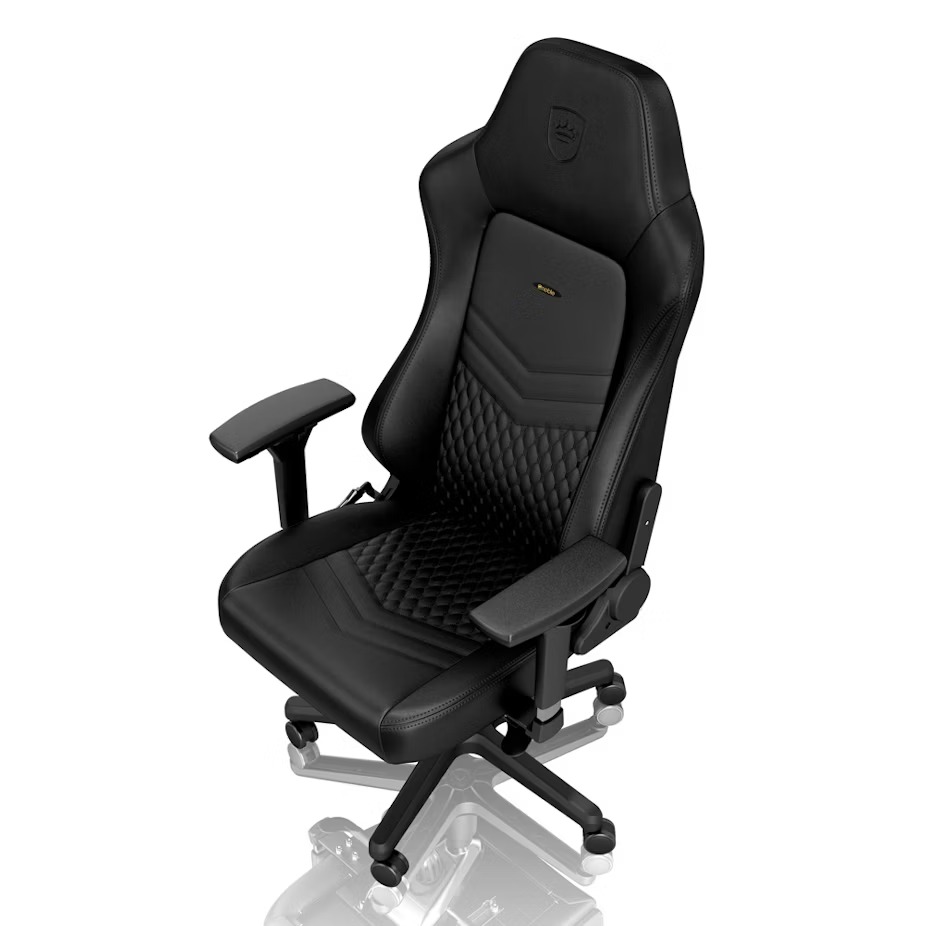 Cadeira noblechairs Hero Real Leather Preto
