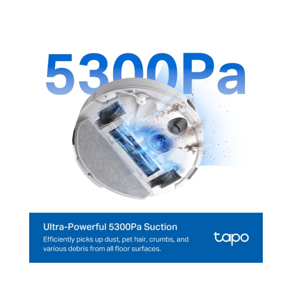 Robot Aspirador TP-LINK Robot Vacuum Cleaner & Auto-Empty Dock LiDAR + IMU Dual Navigation 3L Auto-Empty Dock 2600mAh