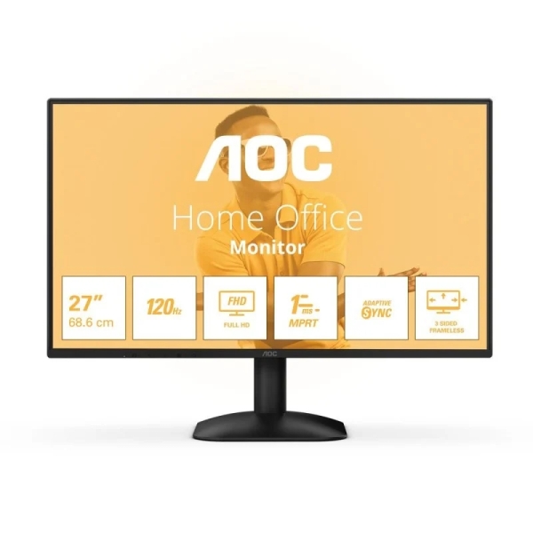 Monitor AOC 27B31H 27" LED IPS FullHD 120Hz 1ms HDMI e VGA VESA 100x100mm