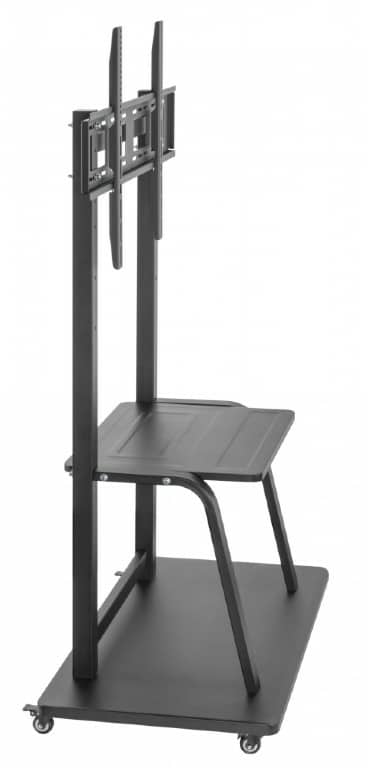 Suporte de Pé Gembird TVS-100F-01 para TV com Rodas e Prateleira suporta 37" a 100"