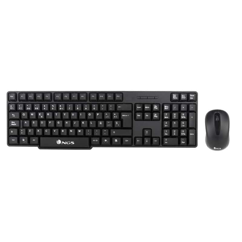 Teclado + Rato Wireless NGS Euphoria Preto