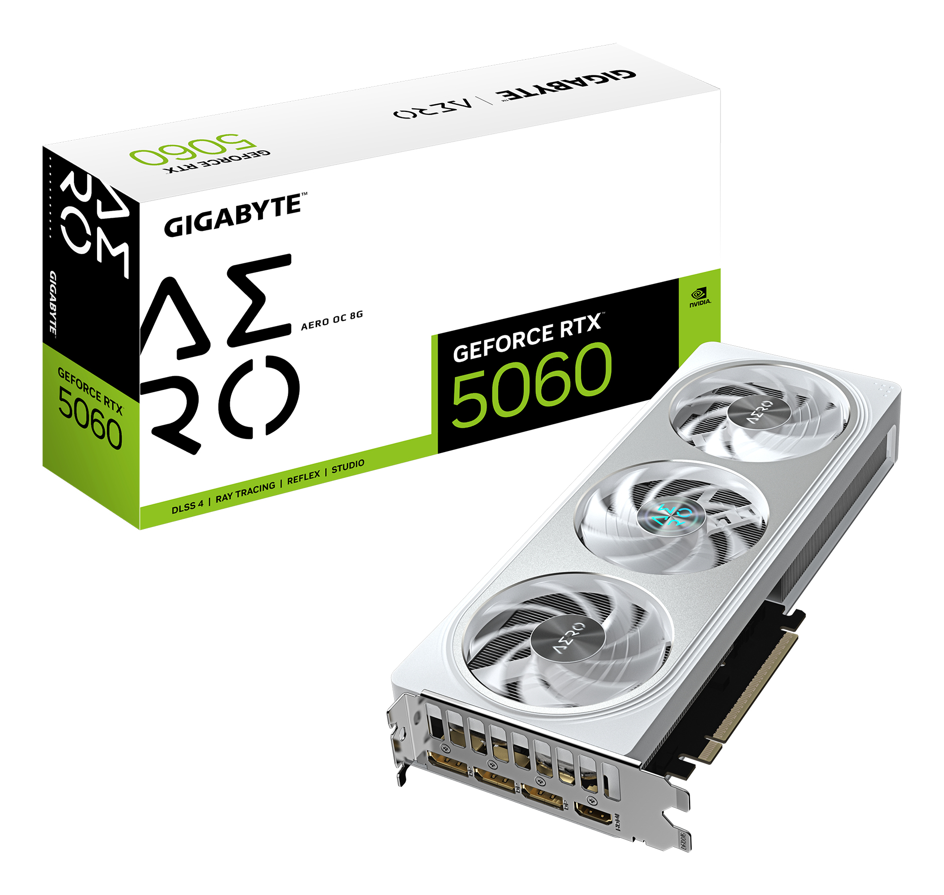 Placa Gráfica Gigabyte RTX 5060 Aero OC 8GB