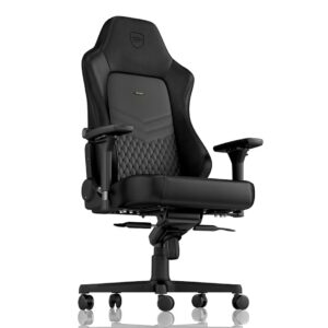 Cadeira noblechairs Hero Real Leather Preto